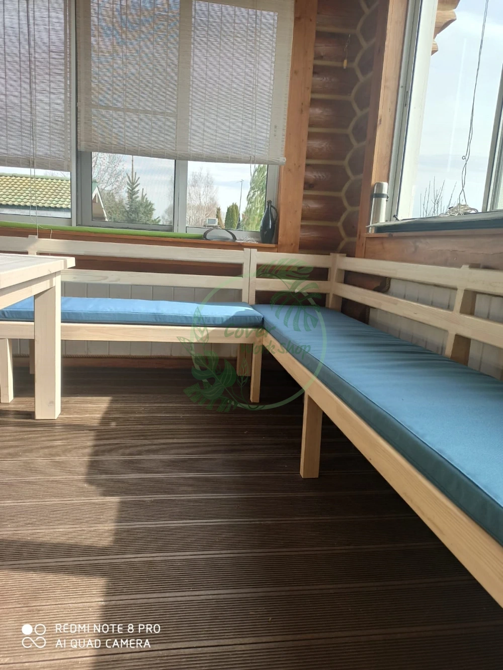 Матрасы на лавку из рогожки