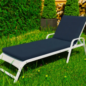 Матрас для шезлонга темно-синий 170*60*4см Оксфорд 600D