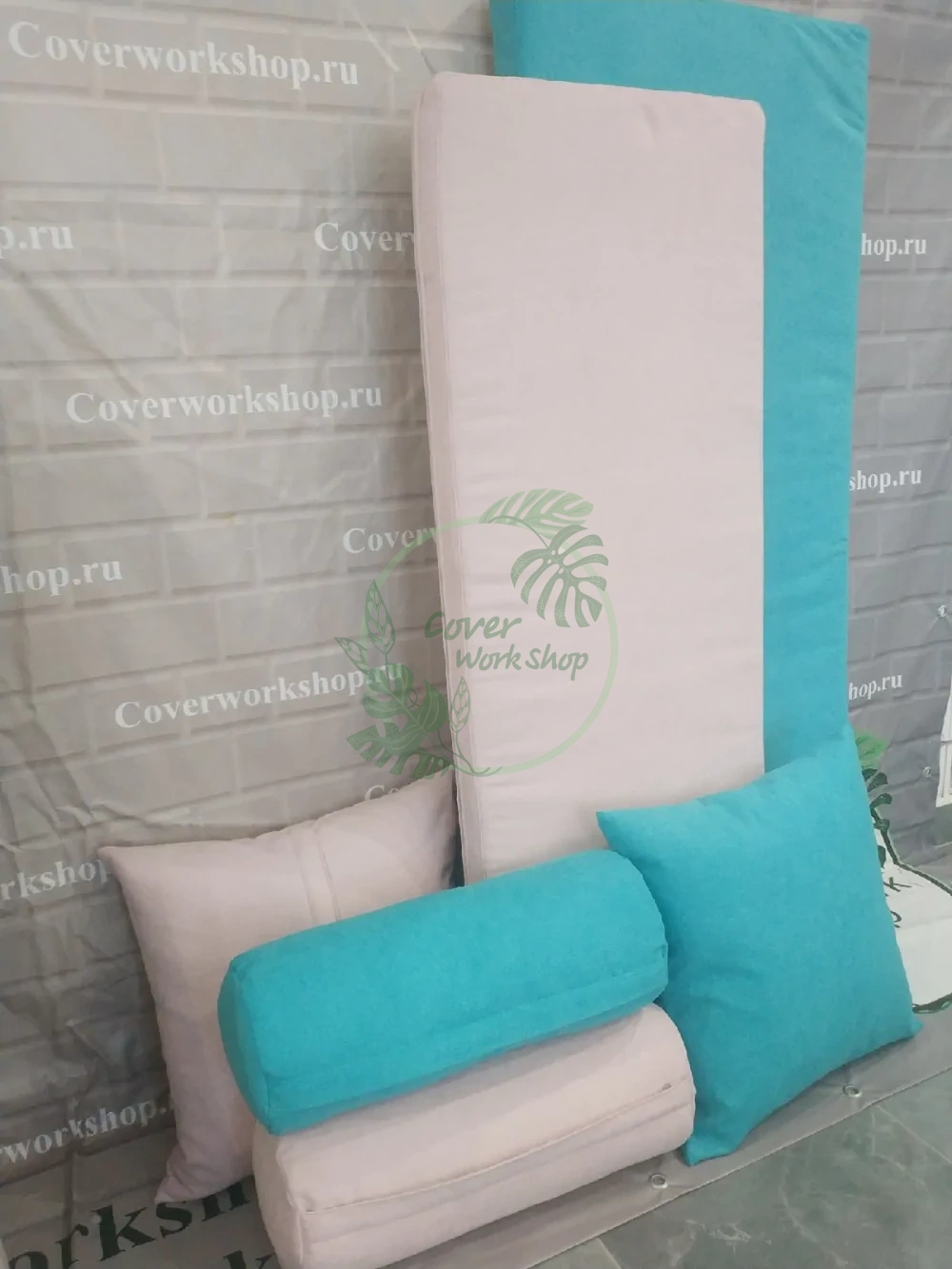 Матрас лежанка из микровелюра