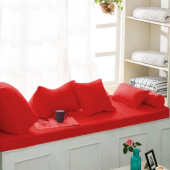 Матрас лежанка на подоконник Mura Night Red