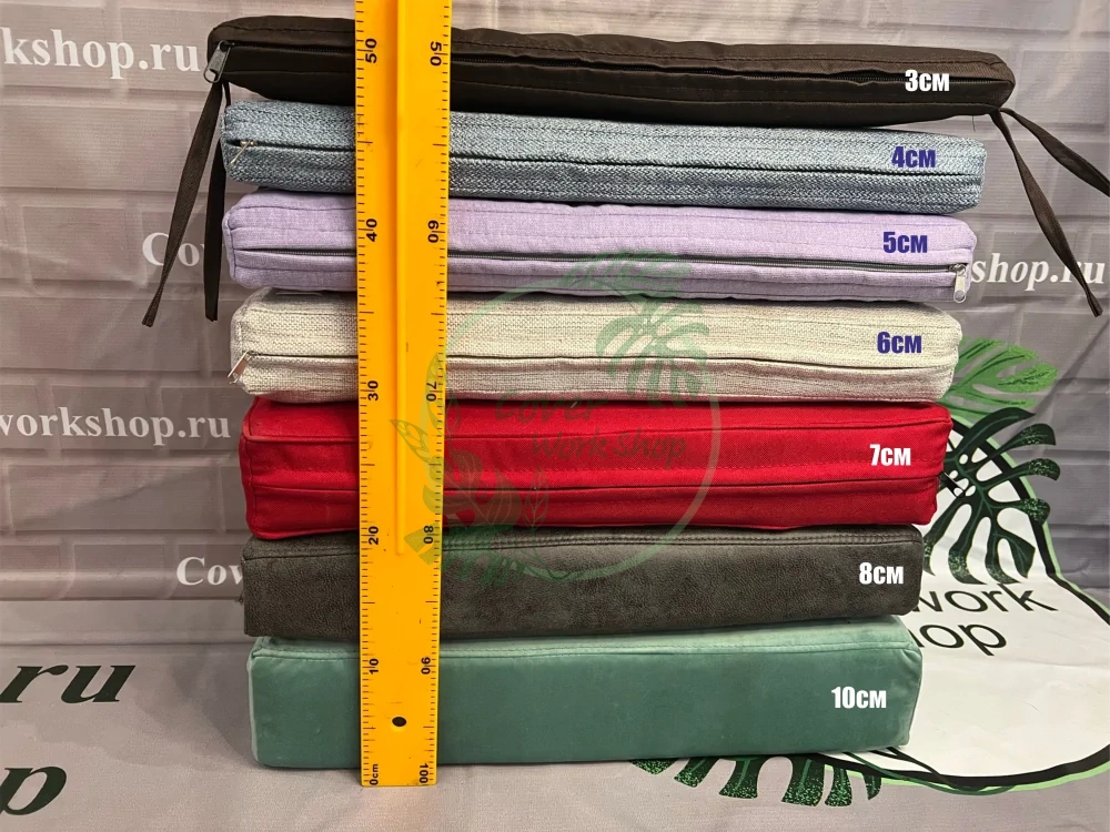 Матрасы различной высоты.