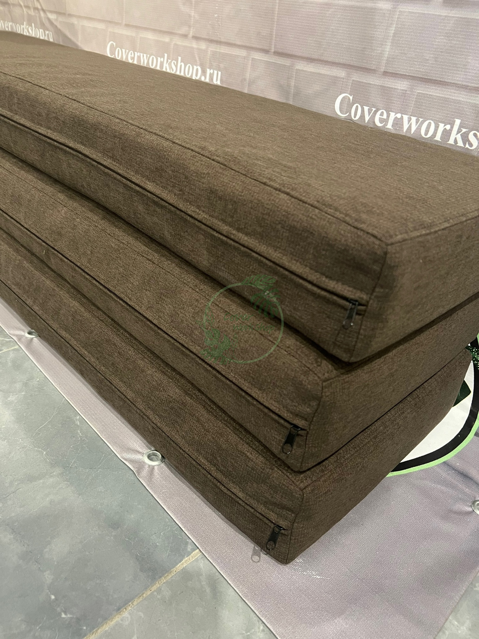 Матрас подушка из микровелюра