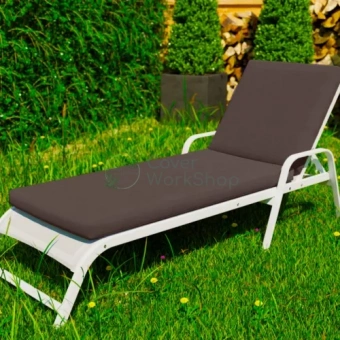 Матрас для шезлонга коричневый 170*60*4см Оксфорд 600D