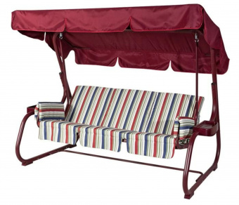 Тент для садовых качелей бордовый длина 210-225/ ширина 135-150