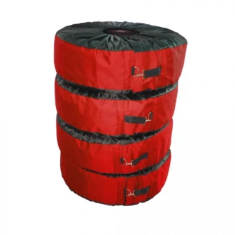 Чехлы для колес красные, 15-16"