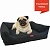 Лежак для животных черный  Для собак мелких пород / Средние и мелкие породы / Средние и крупные кошки