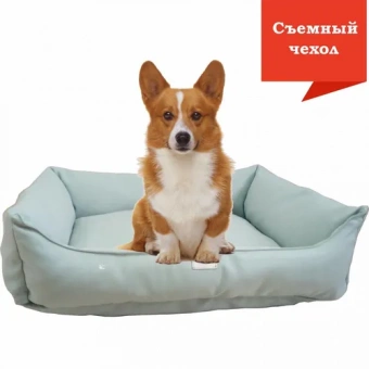 Лежак для животных небесная  Для собак мелких пород / Средние и мелкие породы / Средние и крупные кошки