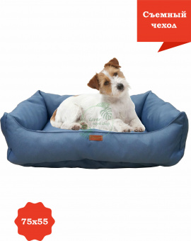 Лежанки  для животных кошек и собак голубая 