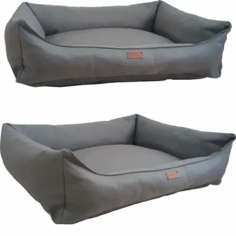 Лежак для животных серый  Для собак мелких пород / Средние и мелкие породы / Средние и крупные кошки