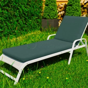 Матрас для шезлонга зеленый 170*60*4см Оксфорд 600D