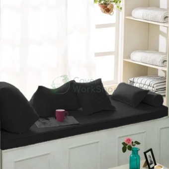 Матрас лежанка на подоконник Mura Black