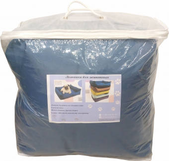 Лежанки  для животных кошек и собак голубая 